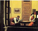 Edward Hopper Room in New York painting